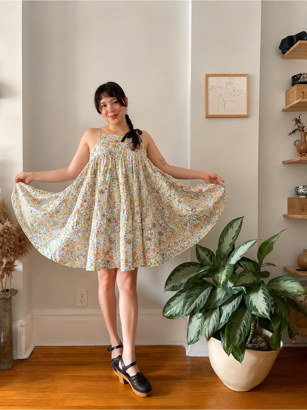 New! Shelter Celia Floral Smocked Swing Dress 🌻 3XL